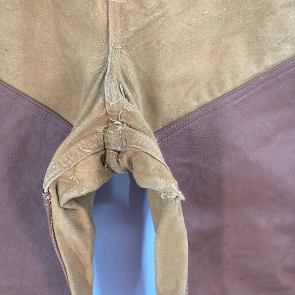 Vintage Trailmate Trigg Brown Brruah Field Canvas Outdoor Pants Men’s 30x28 - Picture 7 of 12